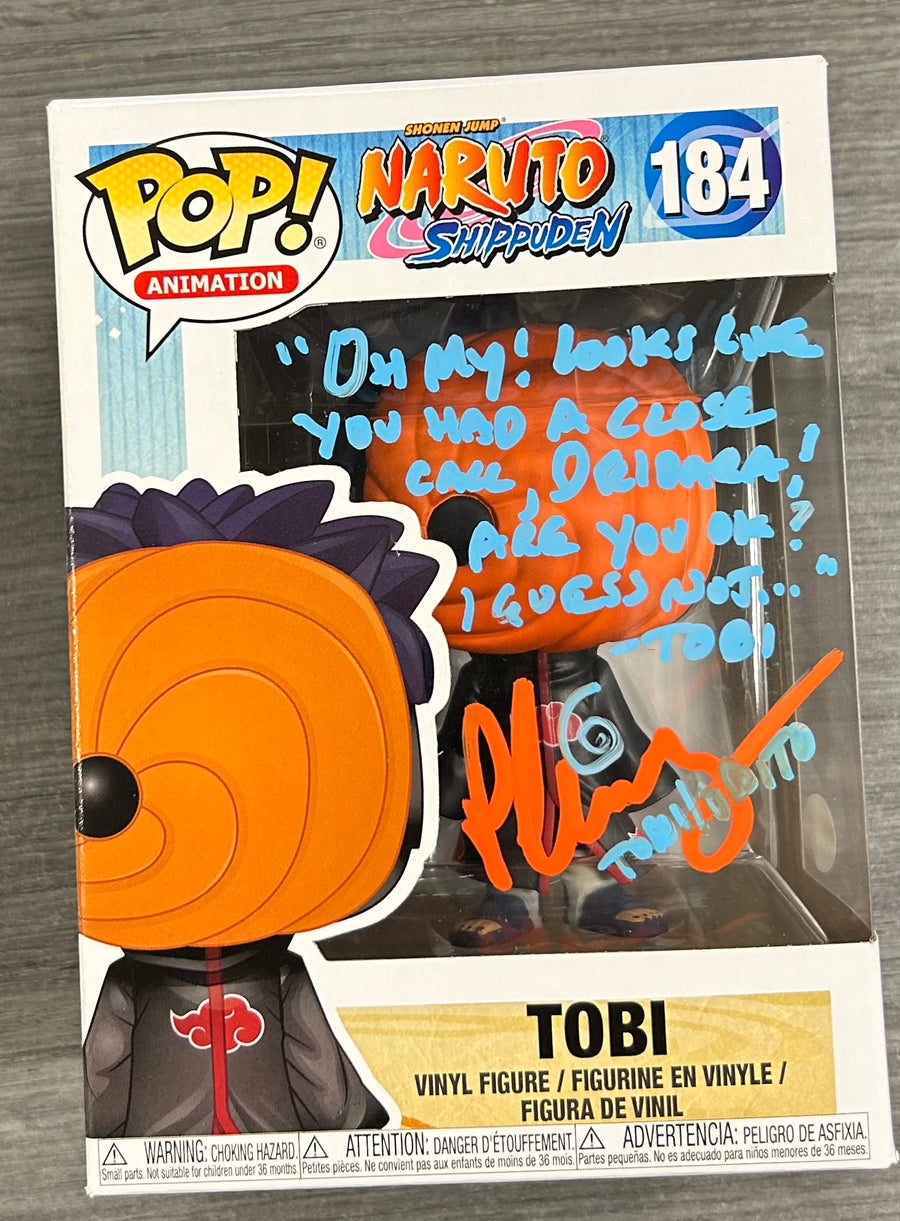 Signed Tobi Vinyl Funko Pop 184