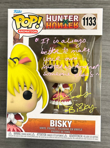 Signed Bisky Vinyl Funko Pop 1133