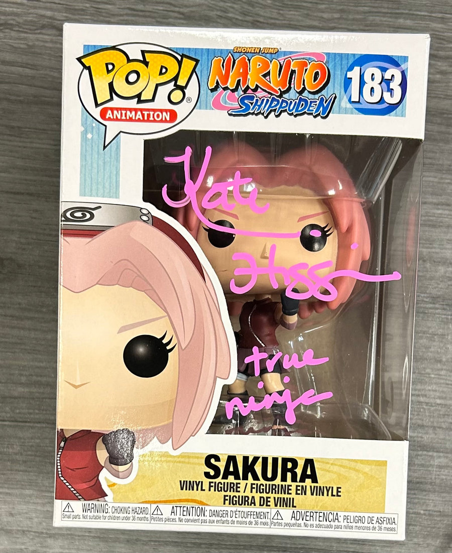 Signed Sakura Vinyl Funko Pop 183