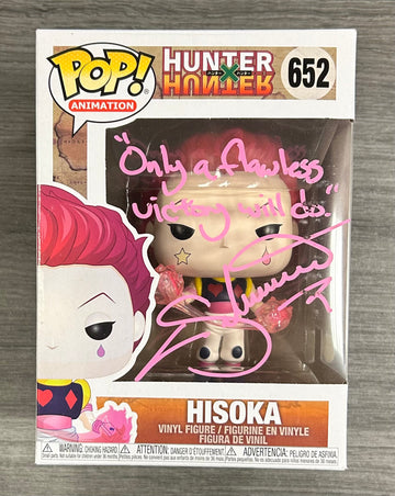 Signed Hisoka Vinyl Funko Pop 652