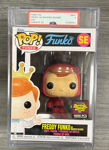 Graded Freddy Funko As Masked Soldier Vinyl Funko Pop SE